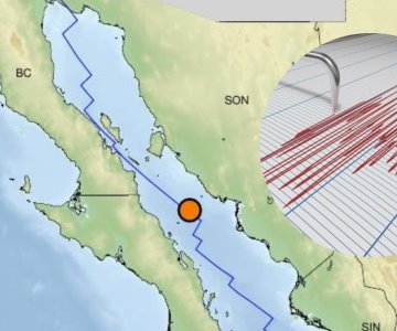 Sismológico Nacional reporta sismo de 4.7; se sintió en Guaymas