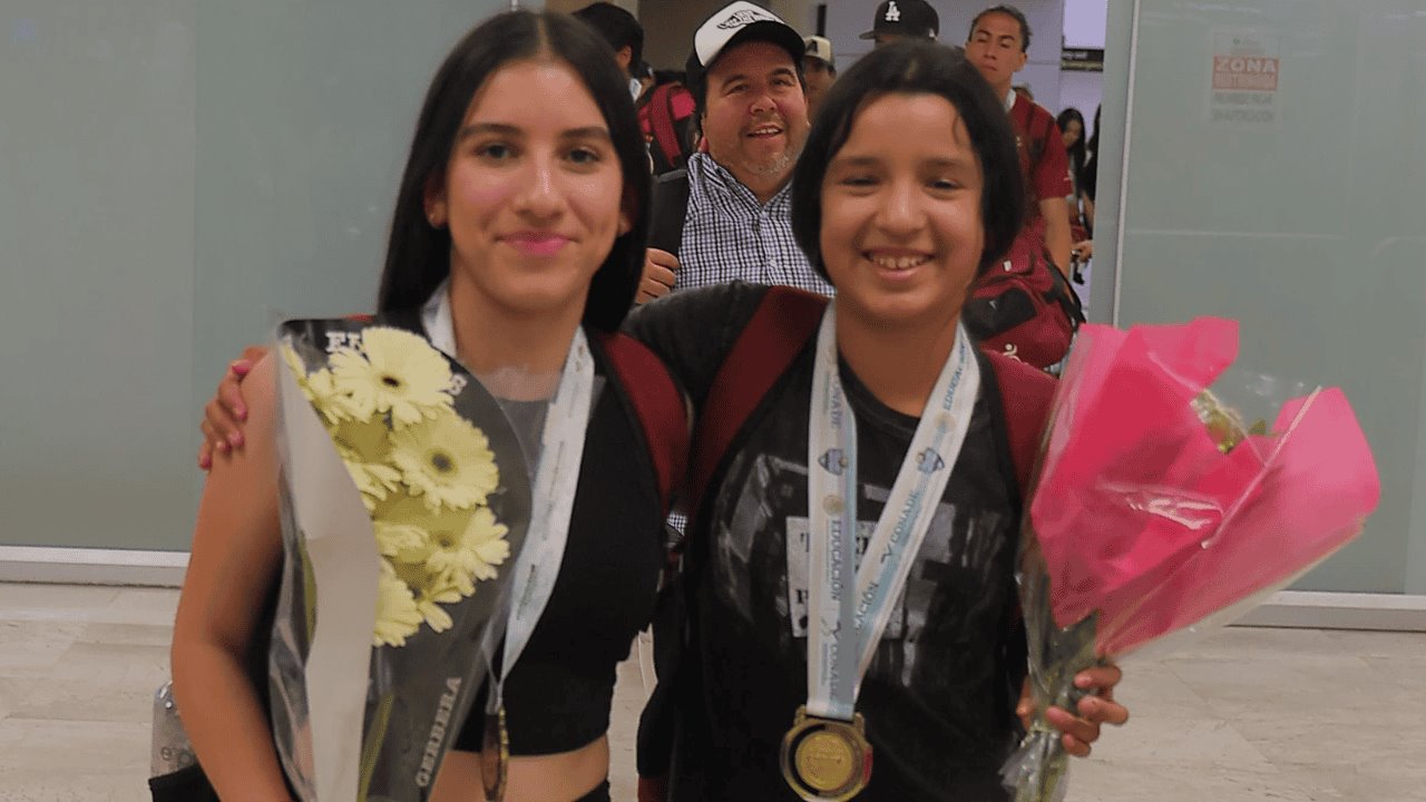 Regresan a Hermosillo con medalla de oro en gimnasia sincronizada