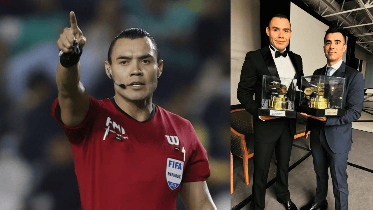 El Gato Ortiz recibe premio como el mejor árbitro del Clausura 2024