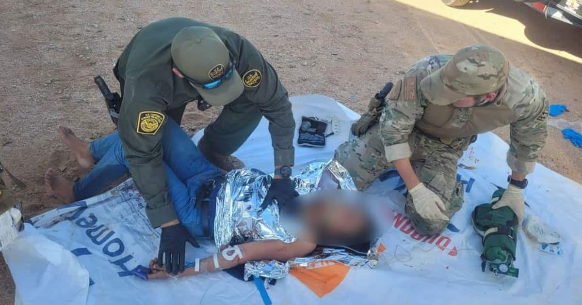 Rescatan a migrante que sufría convulsiones en el desierto de Arizona