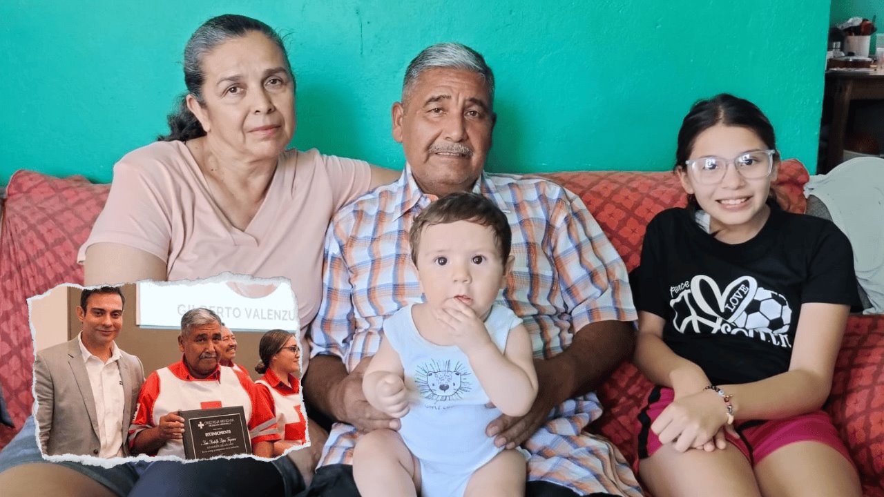 Luis Rodolfo es un súper papá al cuidado de su familia y la ciudadanía