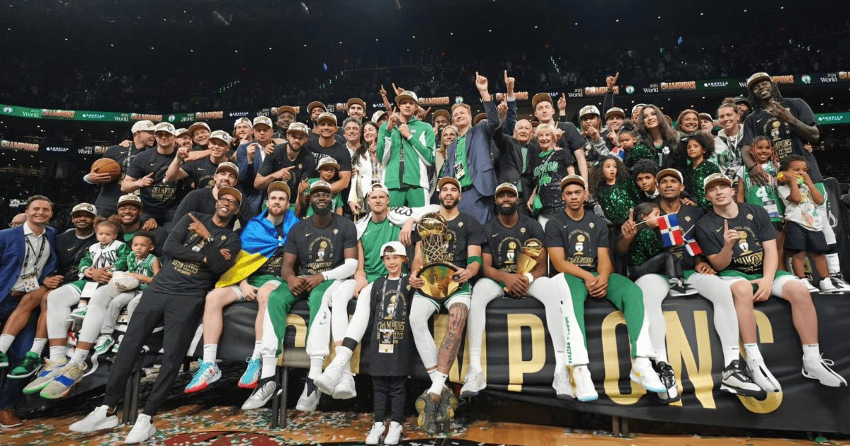 Celtics de Boston ganan el título tras 16 años; los más ganadores de la NBA