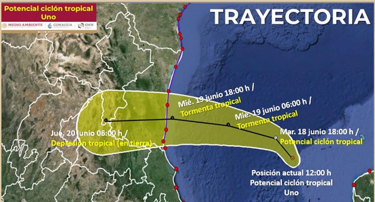 Tormenta Alberto se forma en el Golfo de México