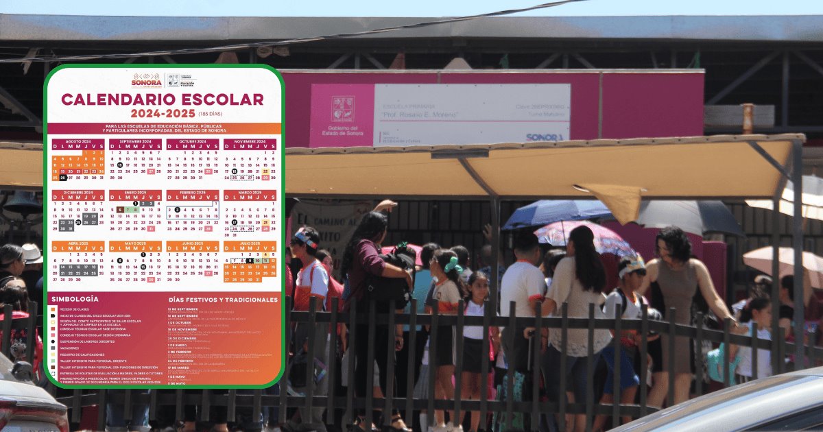 Conoce el Calendario Escolar 2024-2025 para nivel básico en Sonora