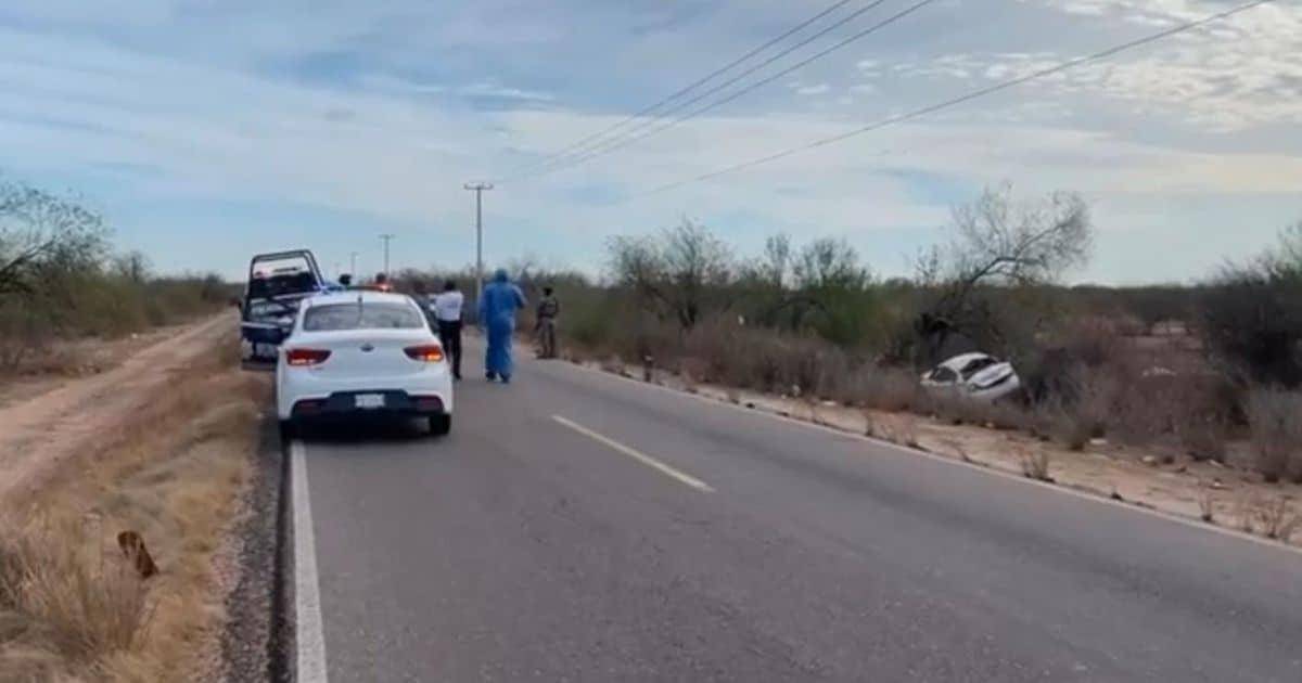 Muere conductor tras sufrir accidente en carretera de Guaymas