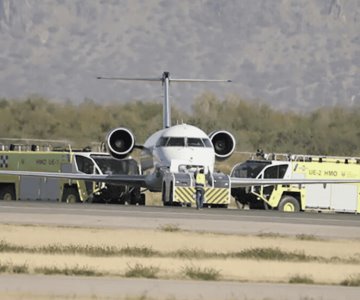 Cessna aterriza de emergencia y activa alerta en Aeropuerto de Hermosillo