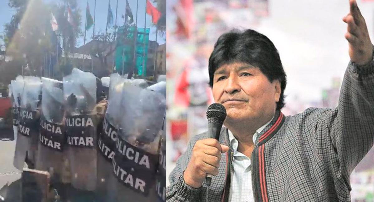 Evo Morales convocó a una movilización “para defender la democracia