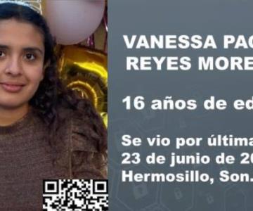 Activan Alerta Amber para localizar a Vanesa, menor desaparecida en Hermosillo