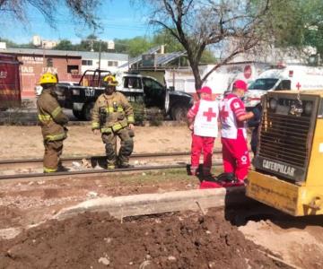 Adulto mayor sufre caída de un tren en movimiento en Nogales