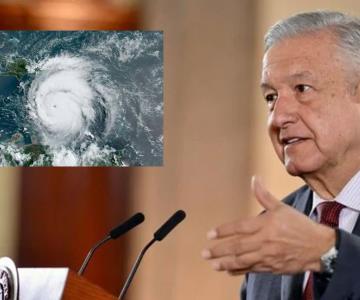 López Obrador critica sensacionalismo en torno al huracán Beryl