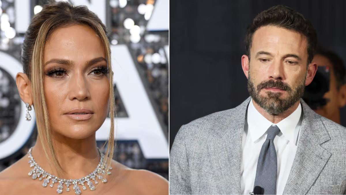 ¿Divorcio? Jennifer Lopez deja de usar anillo de bodas de Ben Affleck