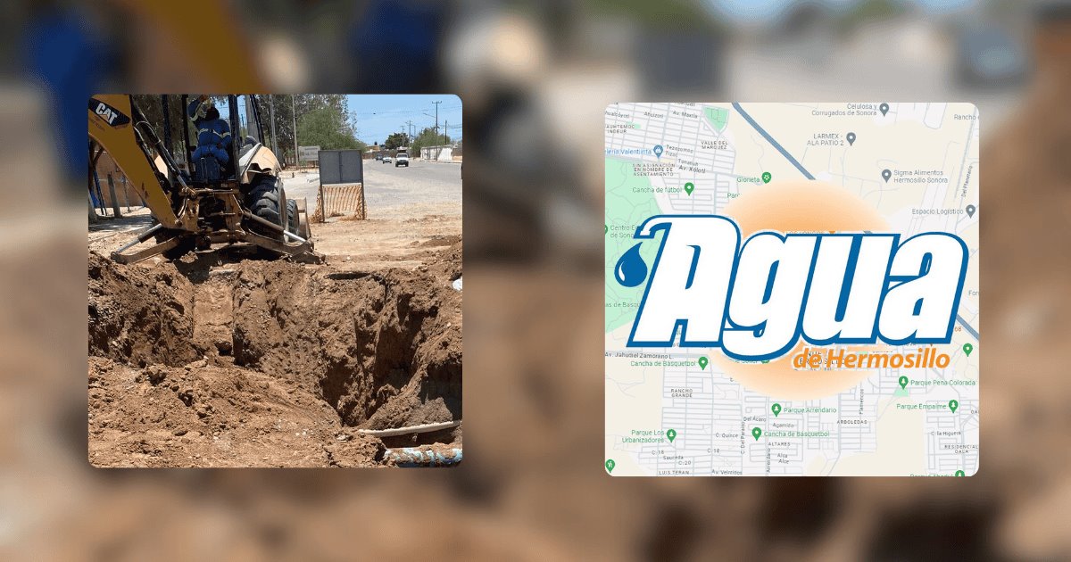 Cuatro colonias se quedarán sin agua este jueves por obras de Cidue: AguaH