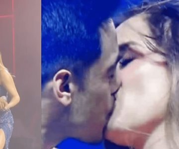 Carlos Rivera y Cynthia Rodríguez protagonizan apasionado beso