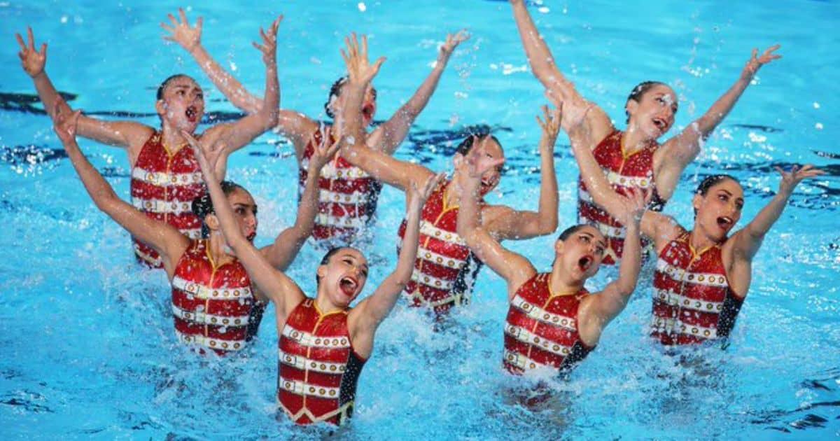 Selección mexicana de natación artística gana plata en Copa del Mundo