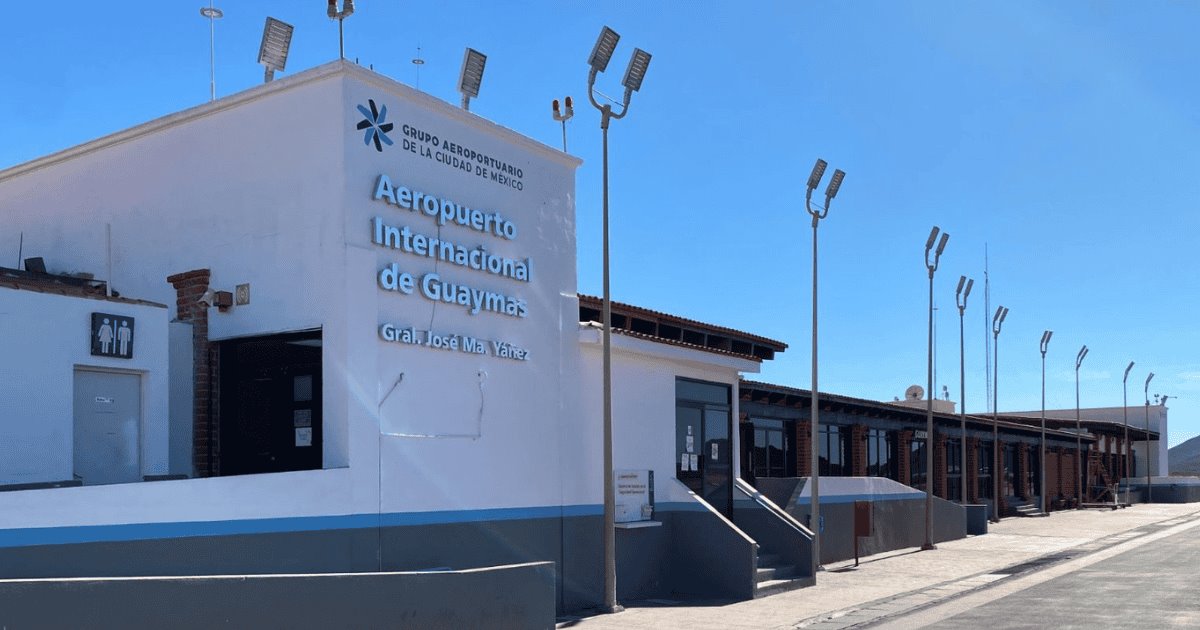 Aeropuerto de Guaymas expandirá oferta de vuelos comerciales: Turismo Sonora