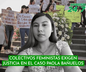 Colectivos feministas exigen justicia en el caso Paola Bañuelos