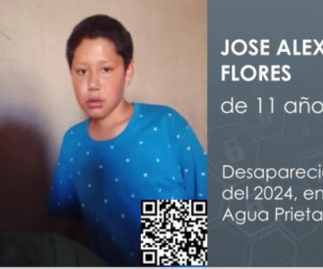 Activan Alerta Amber para localizar a José Alexis, menor de 11 desaparecido