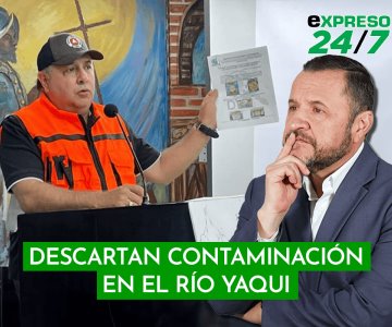 Protección Civil descarta contaminación en el Río Yaqui