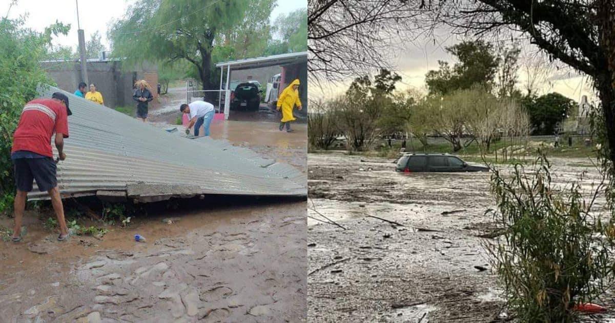 Fuertes lluvias azotan Santa Ana y causan estragos