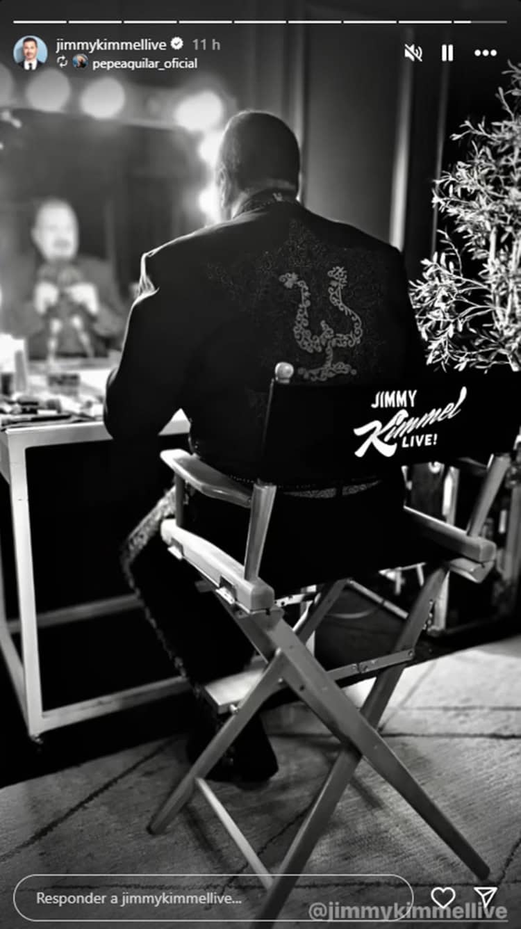 Pepe Aguilar se presenta como invitado en el programa de Jimmy Kimmel