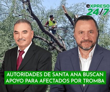 Autoridades de Santa Ana buscan apoyo para afectados por tromba