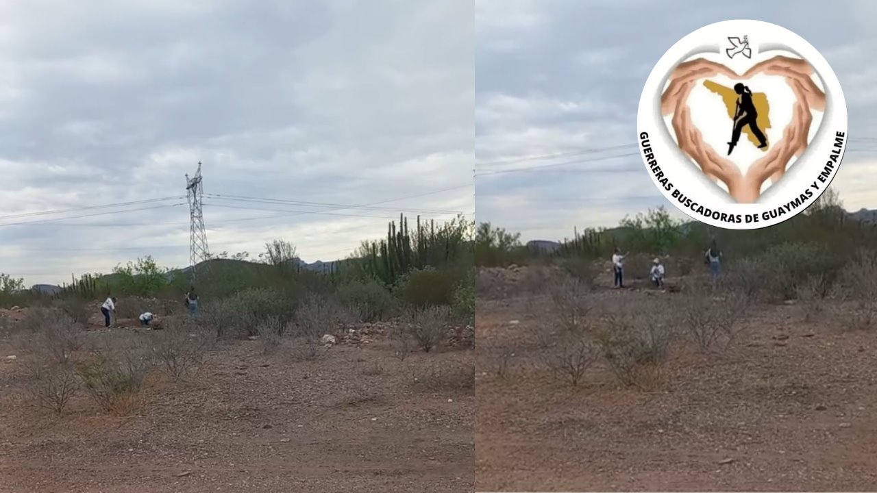 Guerreras Buscadoras de Guaymas y Empalme localizan fosas clandestinas