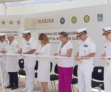 Inauguran ampliación del Hospital Naval en Guaymas