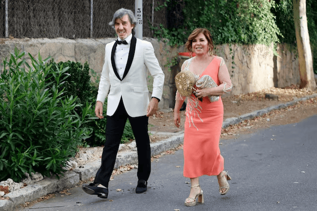 David Summers, vocalista de Hombres G, celebra su boda en Madrid