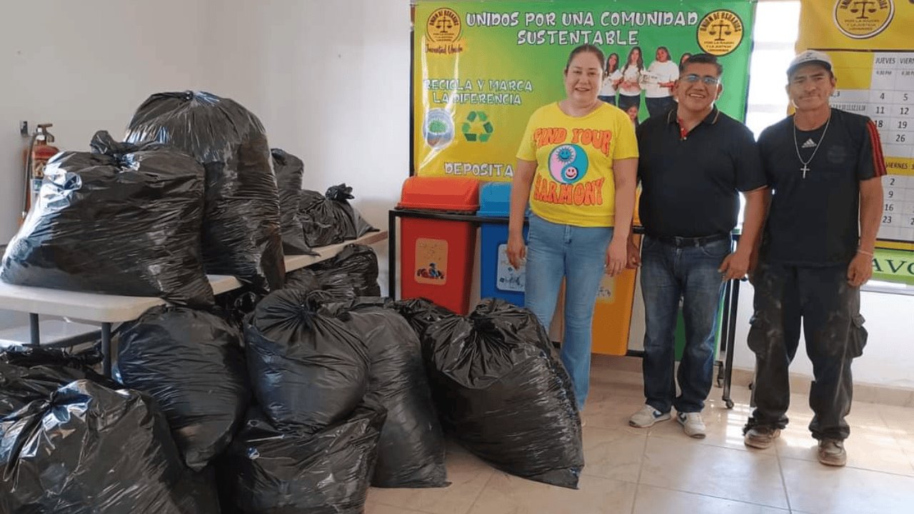 Cultura Verde recolecta 4 toneladas de material reciclado