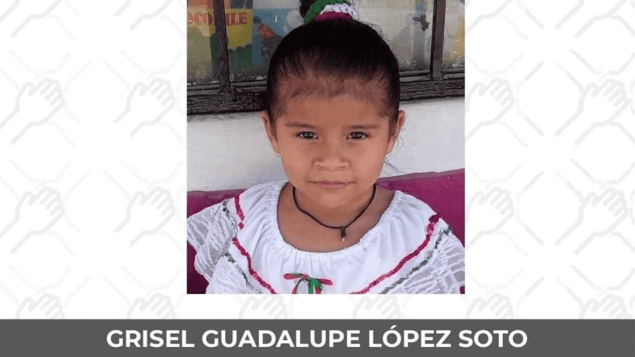 Solicitan ayuda para localizar a Grisel Guadalupe López Soto de 7 años