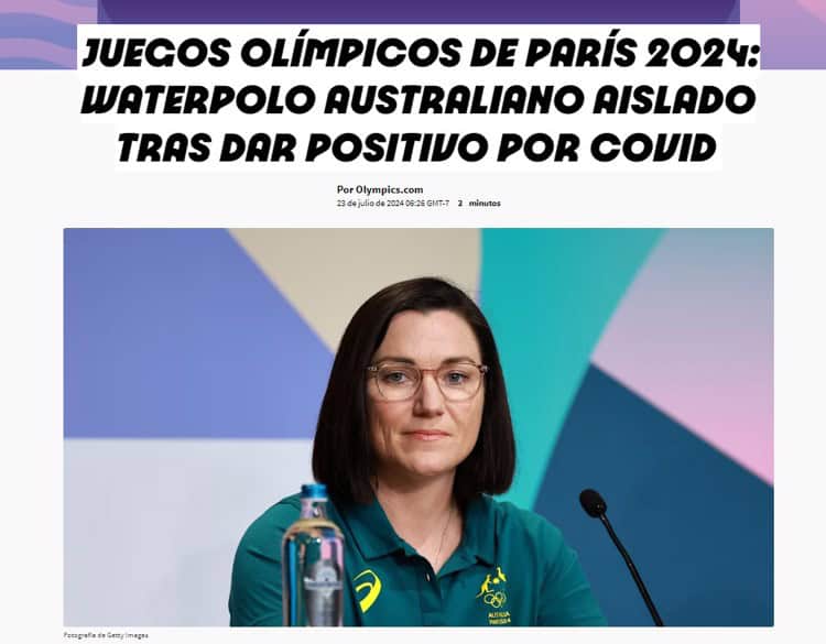 Villa Olímpica presenta primeros casos de Covid-19 a días de París 2024