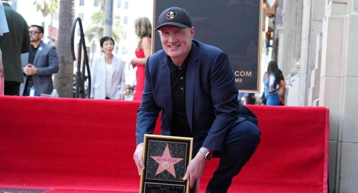 Kevin Feige recibe su estrella en el Paseo de la Fama de Hollywood