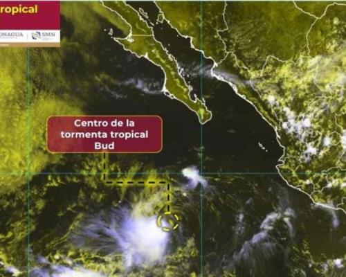 ¿Tormenta Tropical Bud dejará lluvias a Sonora?