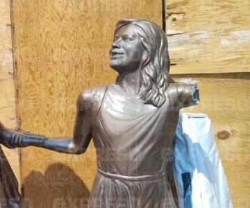 Corte de brazo en escultura de la niña no fue vandalismo: Patronato del Centro