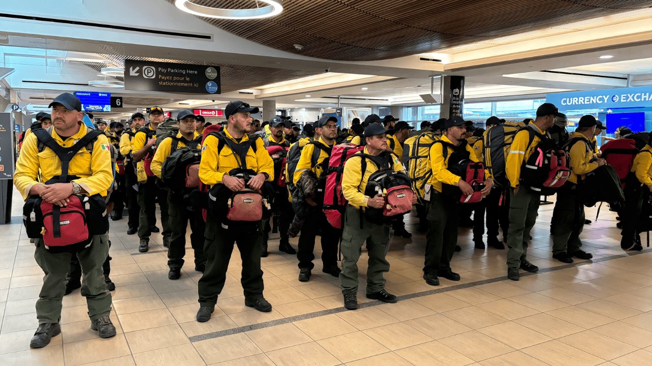 Trudeau agradece apoyo de bomberos mexicanos