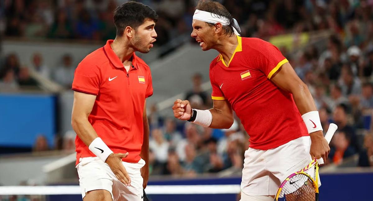 Rafael Nadal y Carlos Alcaraz triunfan en su debut olímpico en París 2024