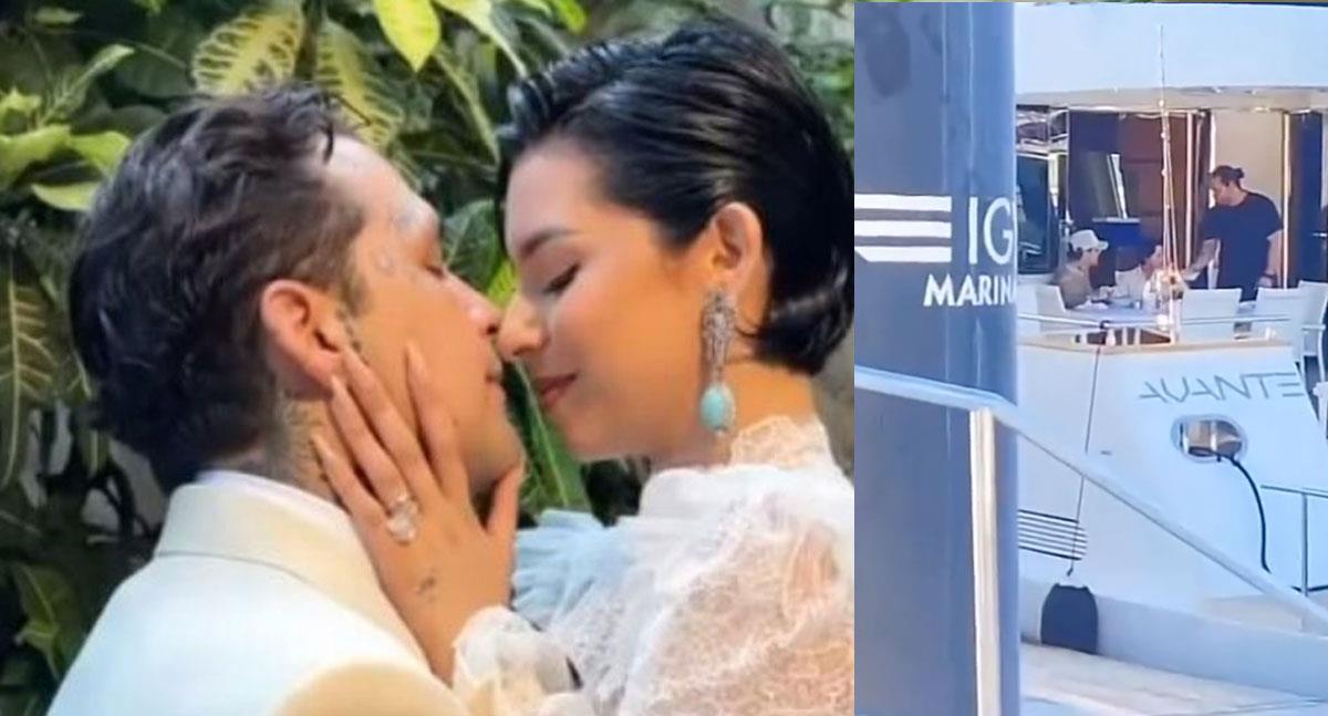 Christian Nodal y Ángela Aguilar disfrutan de su Luna de Miel en Los Cabos