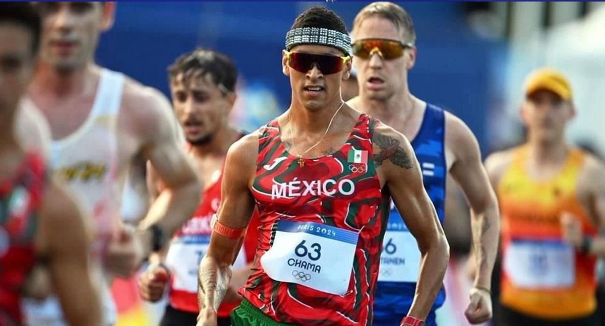 Noel Chama el mejor mexicano en marcha 20 kilómetros