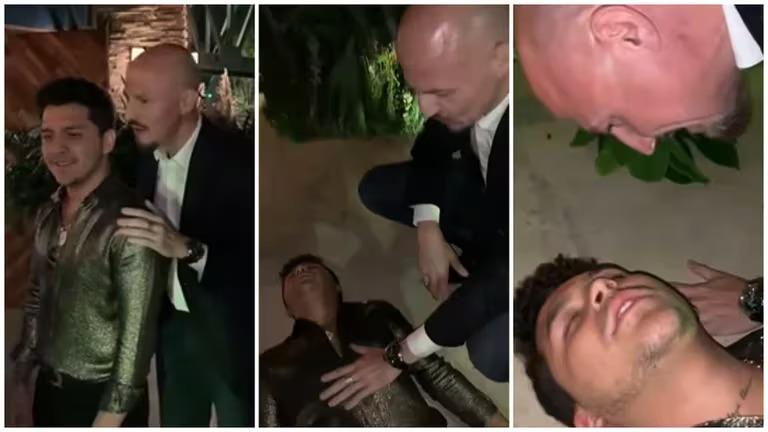 VIDEO: John Milton hipnotizó a Christian Nodal antes de su boda con Ángela