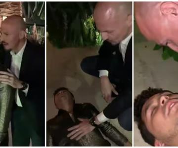 VIDEO: John Milton hipnotizó a Christian Nodal antes de su boda con Ángela