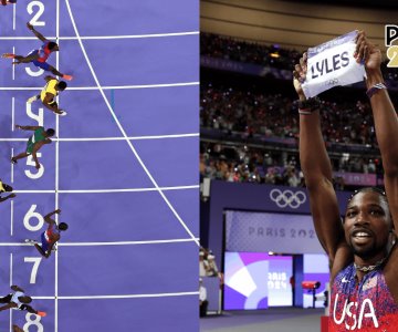 Noah Lyles gana el oro en 100 metros planos por solo 5 milésimas de segundo