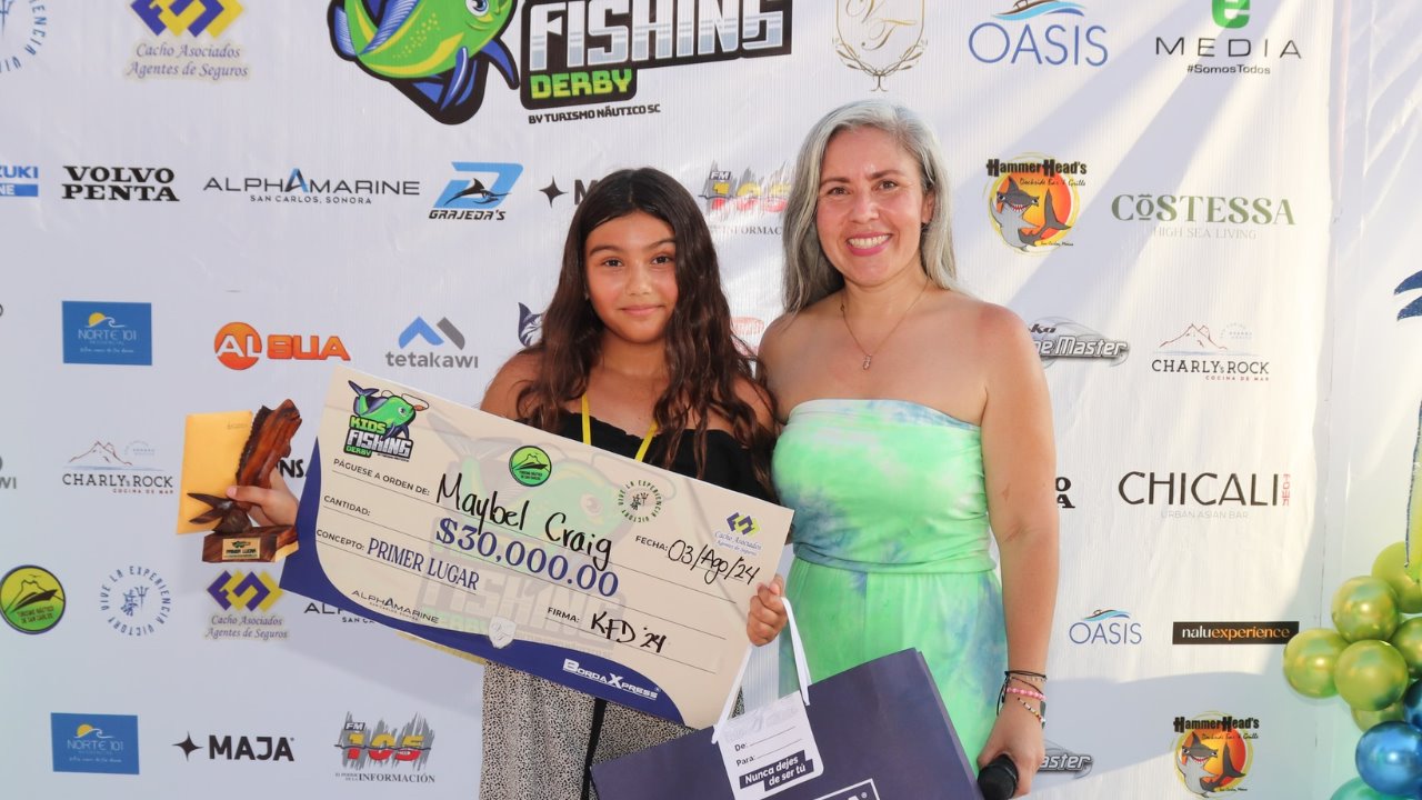 Realizan la primera edición del Kids Fishing Derby