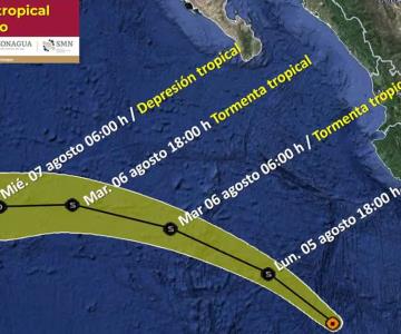 Tormenta Tropical Fabio se forma en el Pacífico