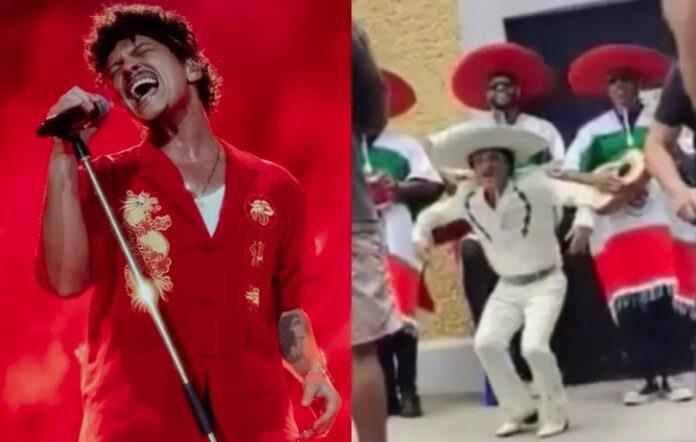 Bruno Mars pasea en CDMX vestido de mariachi