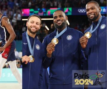 LeBron, Curry y Durant consiguen el oro número 17 en basquetbol para EU