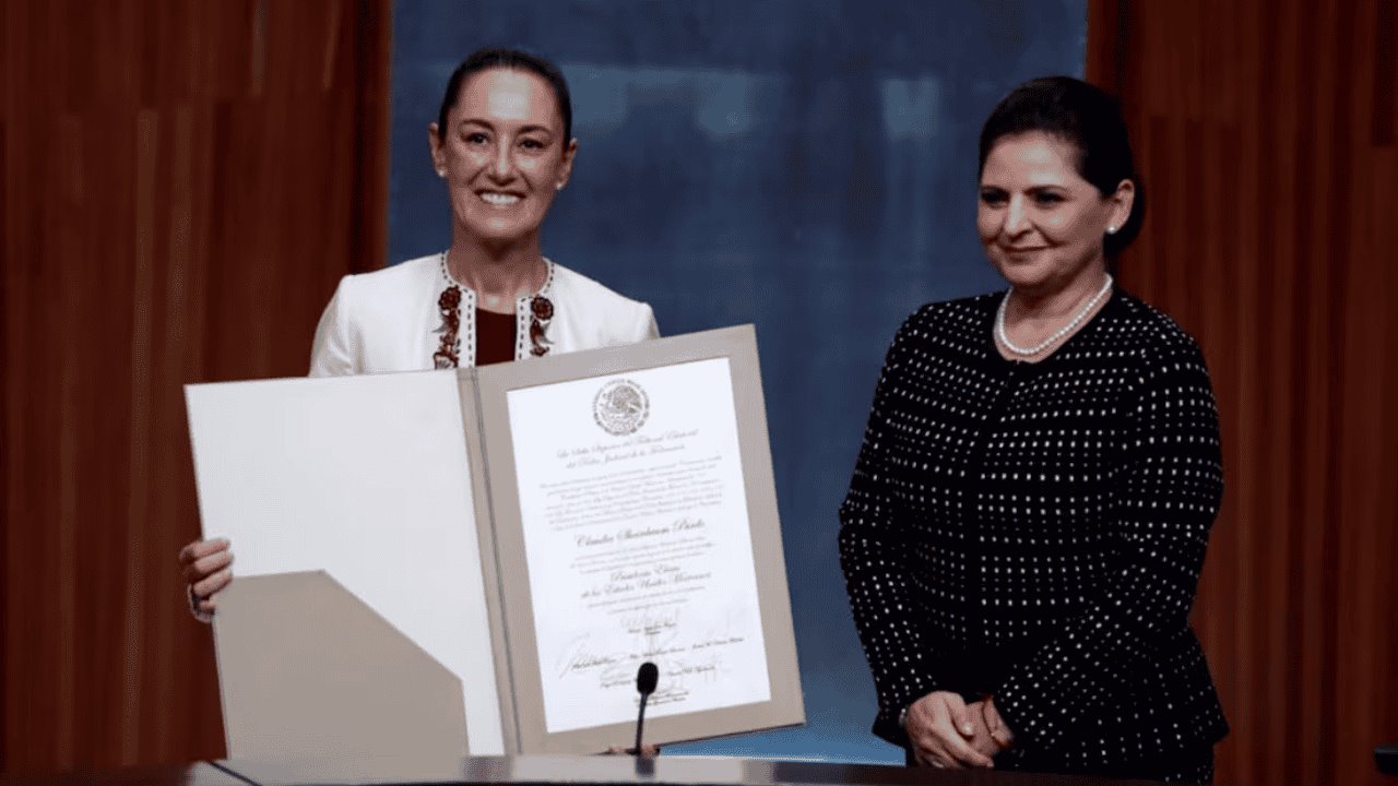 Pondré mi vida para servir a México: Sheinbaum recibe constancia de mayoría