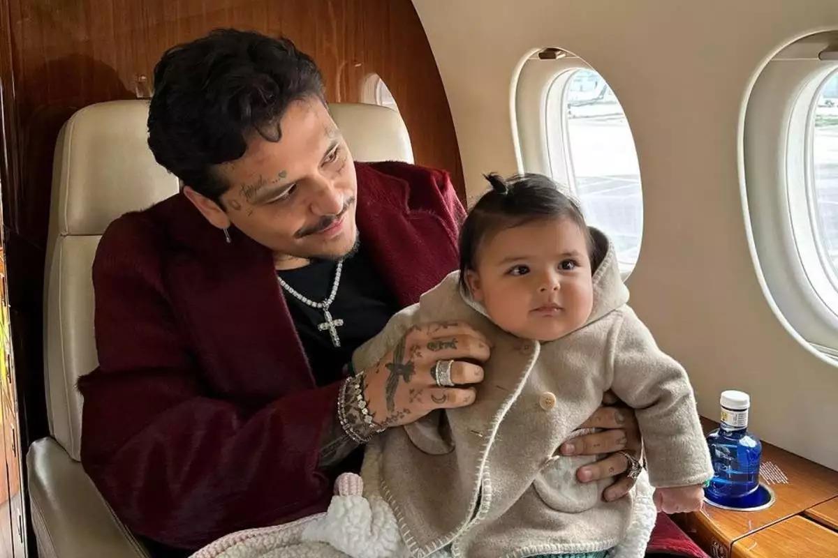 ¡Confirmado! Christian Nodal va a Argentina para visitar a su hija Inti