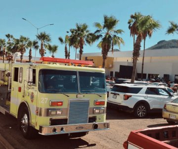 Incendio en maquiladora de Guaymas provoca evacuación de dos plantas