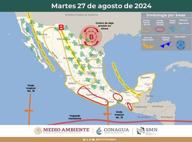 Monzón sigue afectando a Sonora; nueva tormenta acecha a Hermosillo