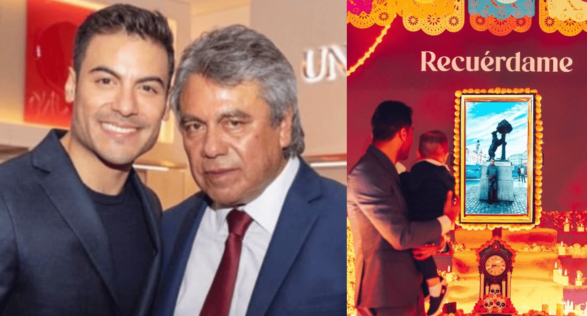 Carlos Rivera recuerda a su padre en aniversario luctuoso